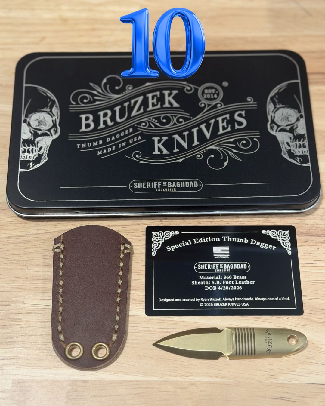 Sheriff of Baghdad x Bruzek Knives