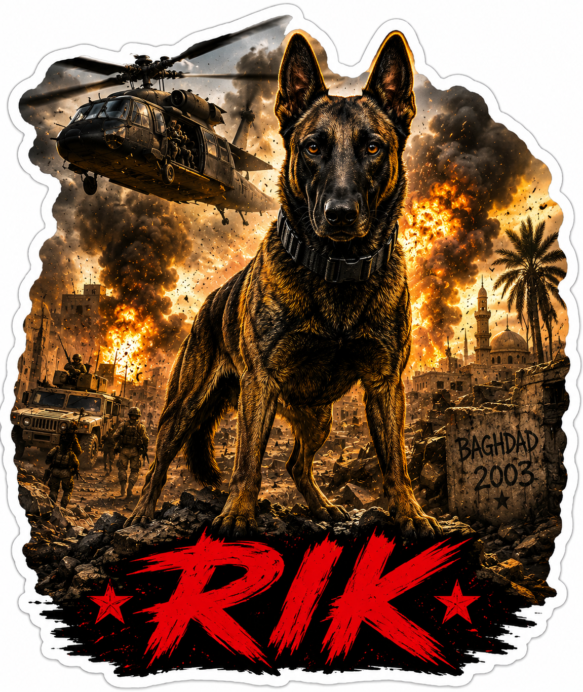Team Rik Stickers