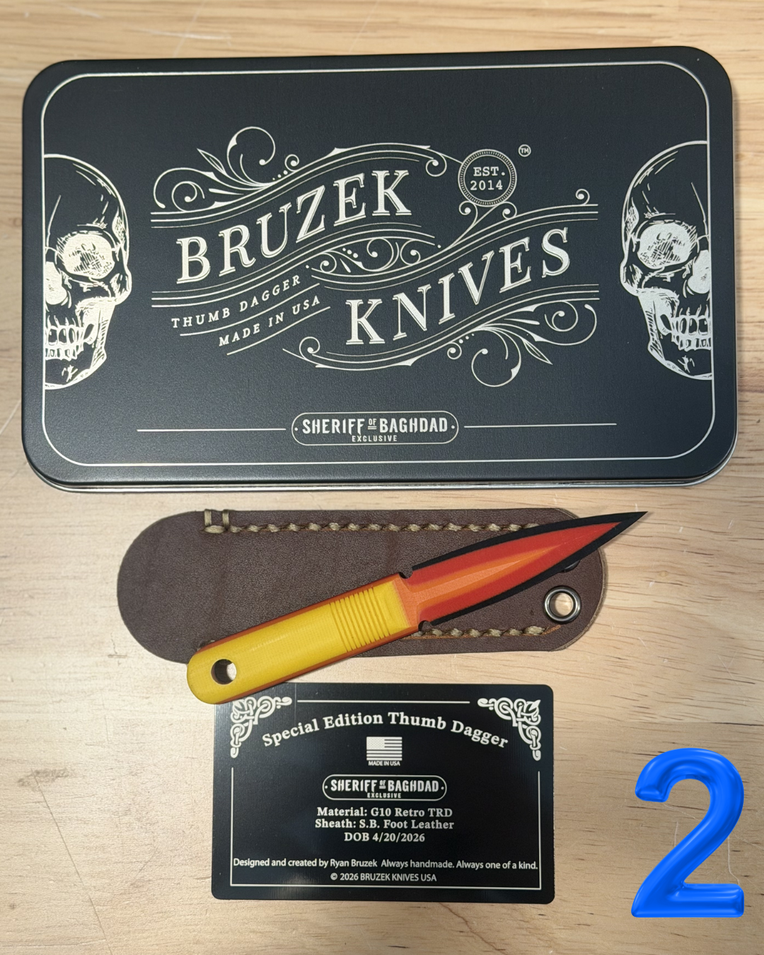 Sheriff of Baghdad x Bruzek Knives