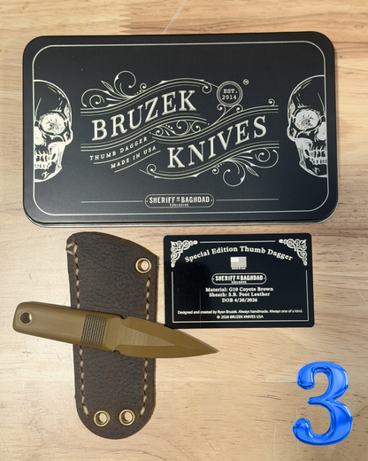 Sheriff of Baghdad x Bruzek Knives
