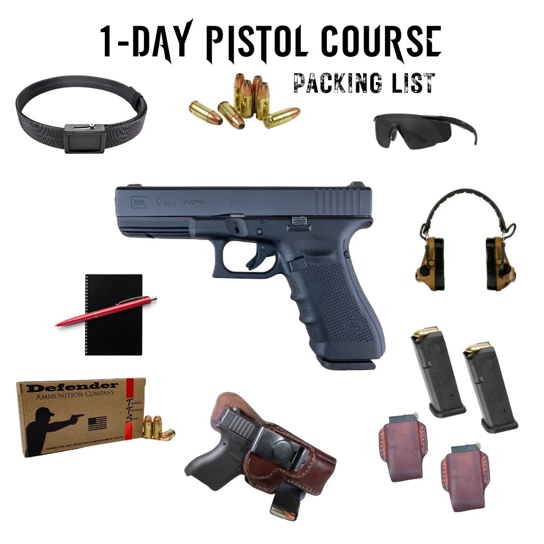 SOLD OUT 1-Day Pistol Course: March 17, 2025 @ Waco, TX