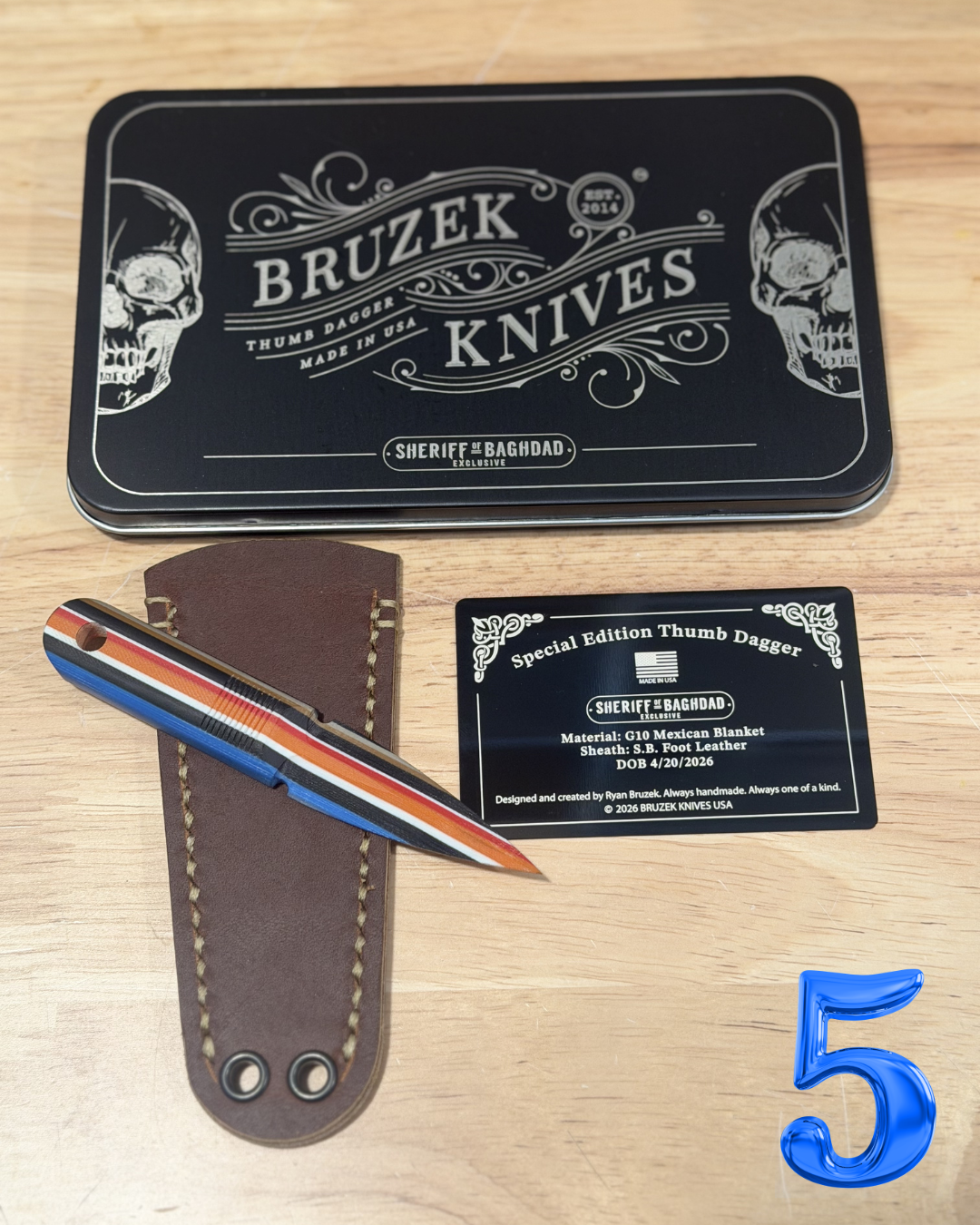 Sheriff of Baghdad x Bruzek Knives