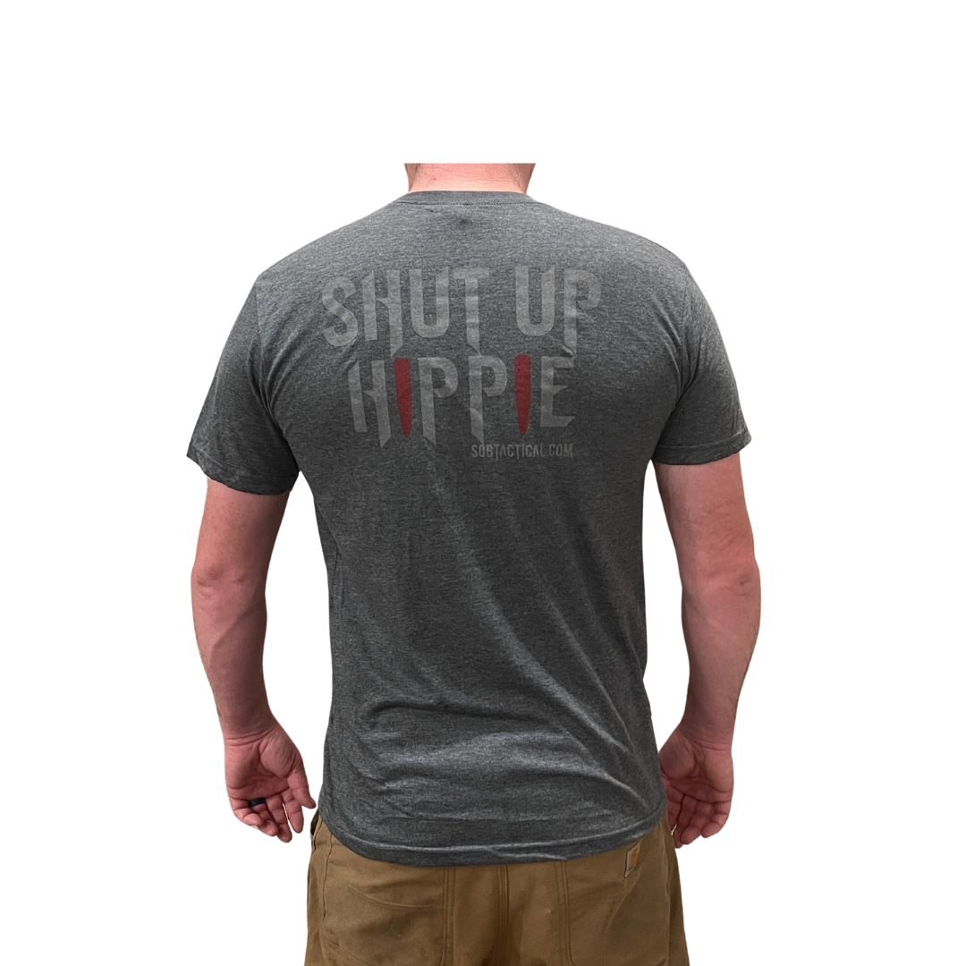 Make a Statement with the "Shut Up Hippie" Shirt!