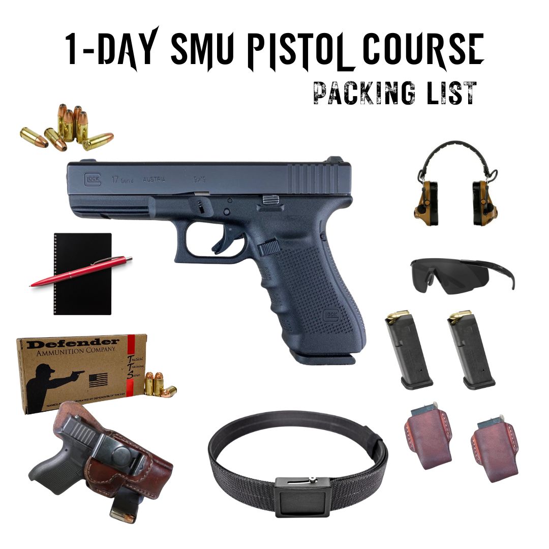 SOLD OUT 1-Day SMU Pistol: March 21, 2025 @ Bastrop, TX