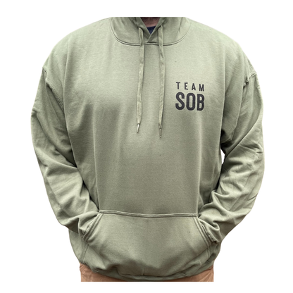 TEAM SOB Midweight Hoodie – Military Green