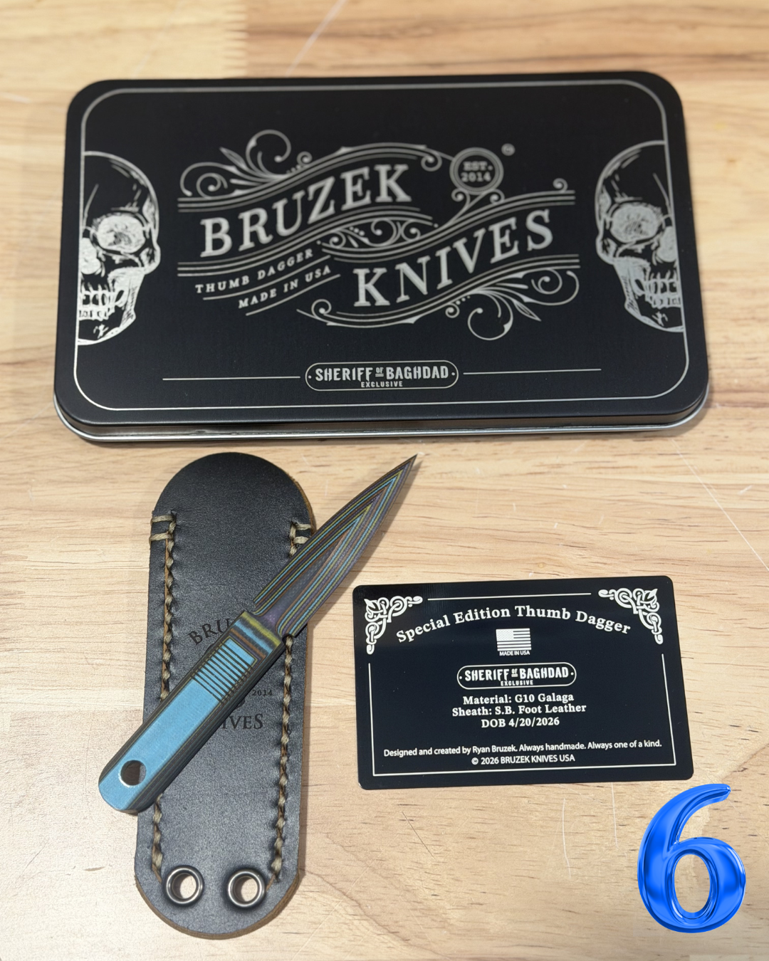 Sheriff of Baghdad x Bruzek Knives