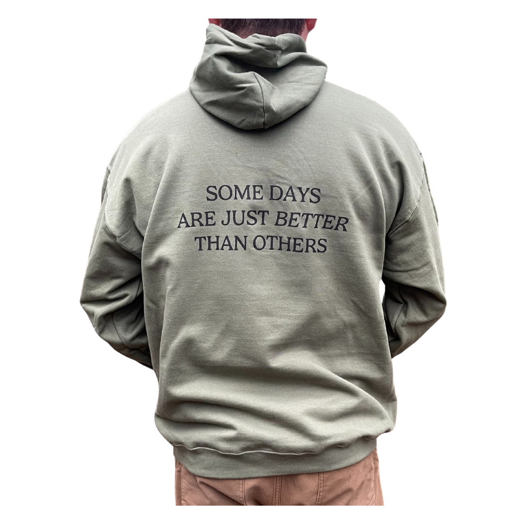 TEAM SOB Midweight Hoodie – Military Green