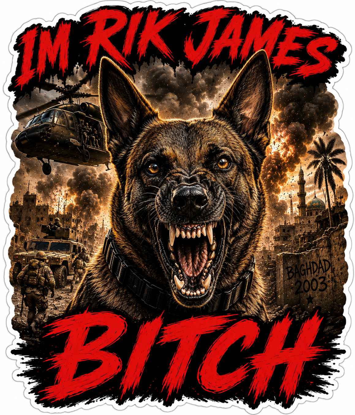 Team Rik Stickers