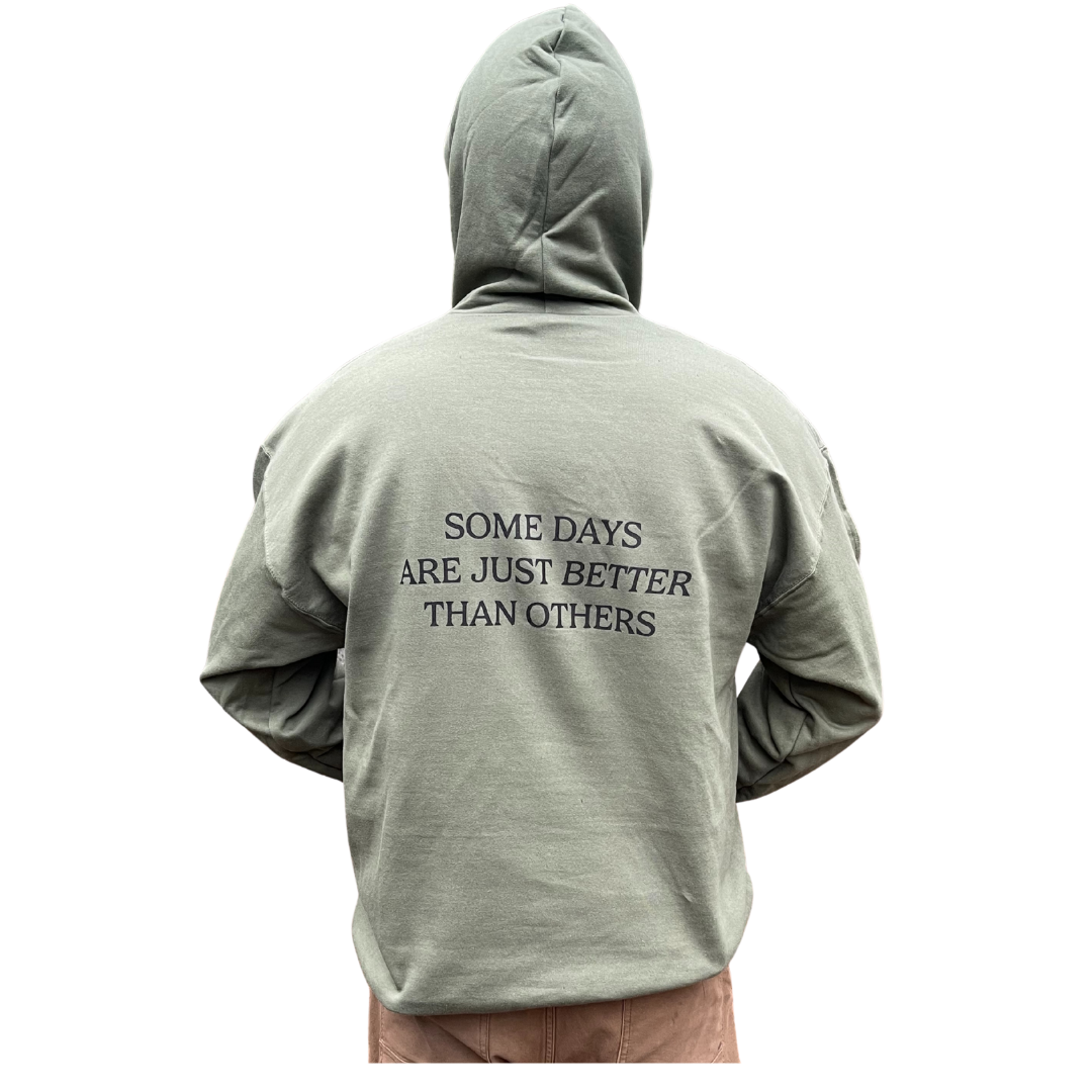 TEAM SOB Midweight Hoodie – Military Green