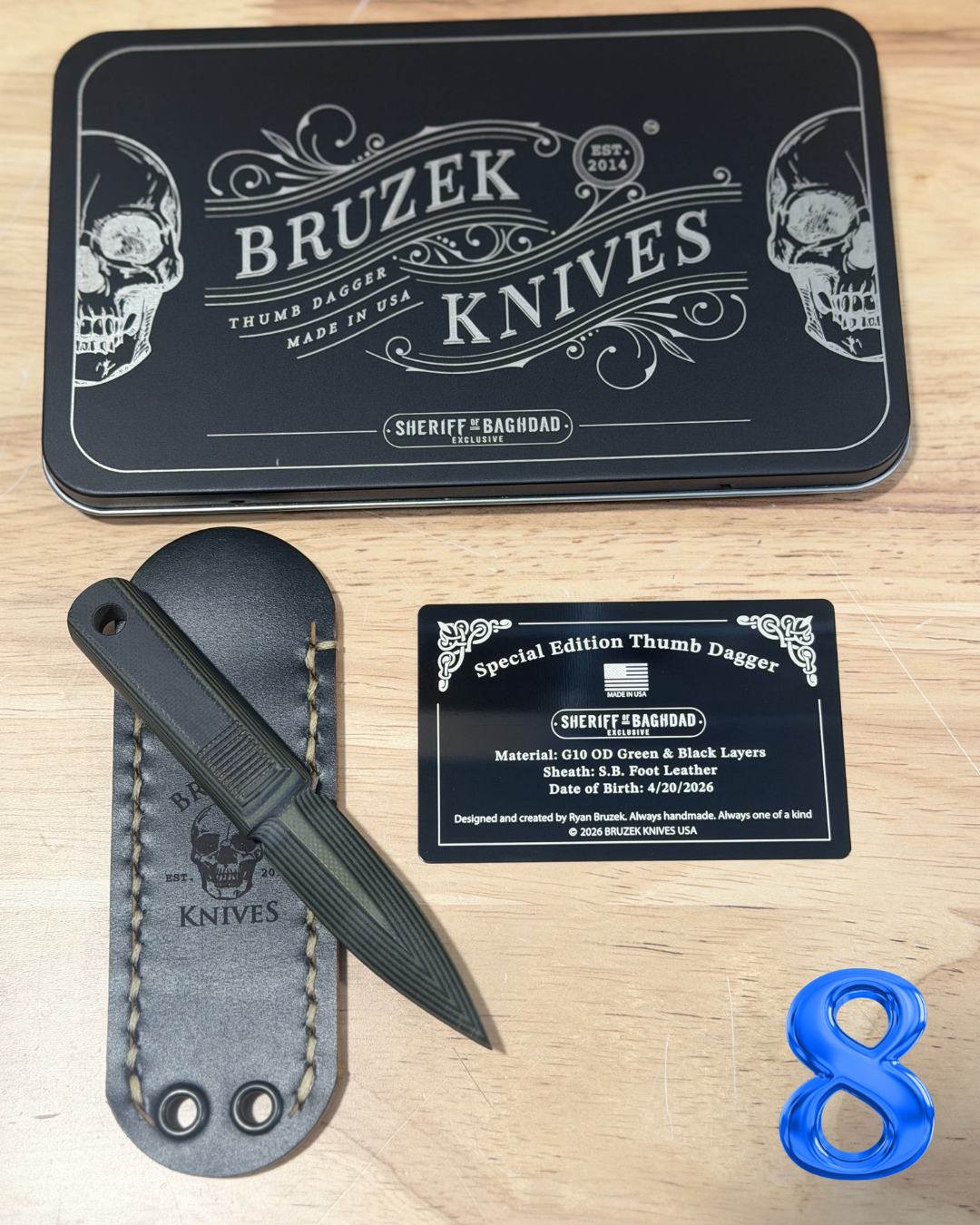 Sheriff of Baghdad x Bruzek Knives