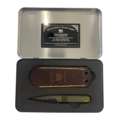 Damascus G10 Black/Olive 3