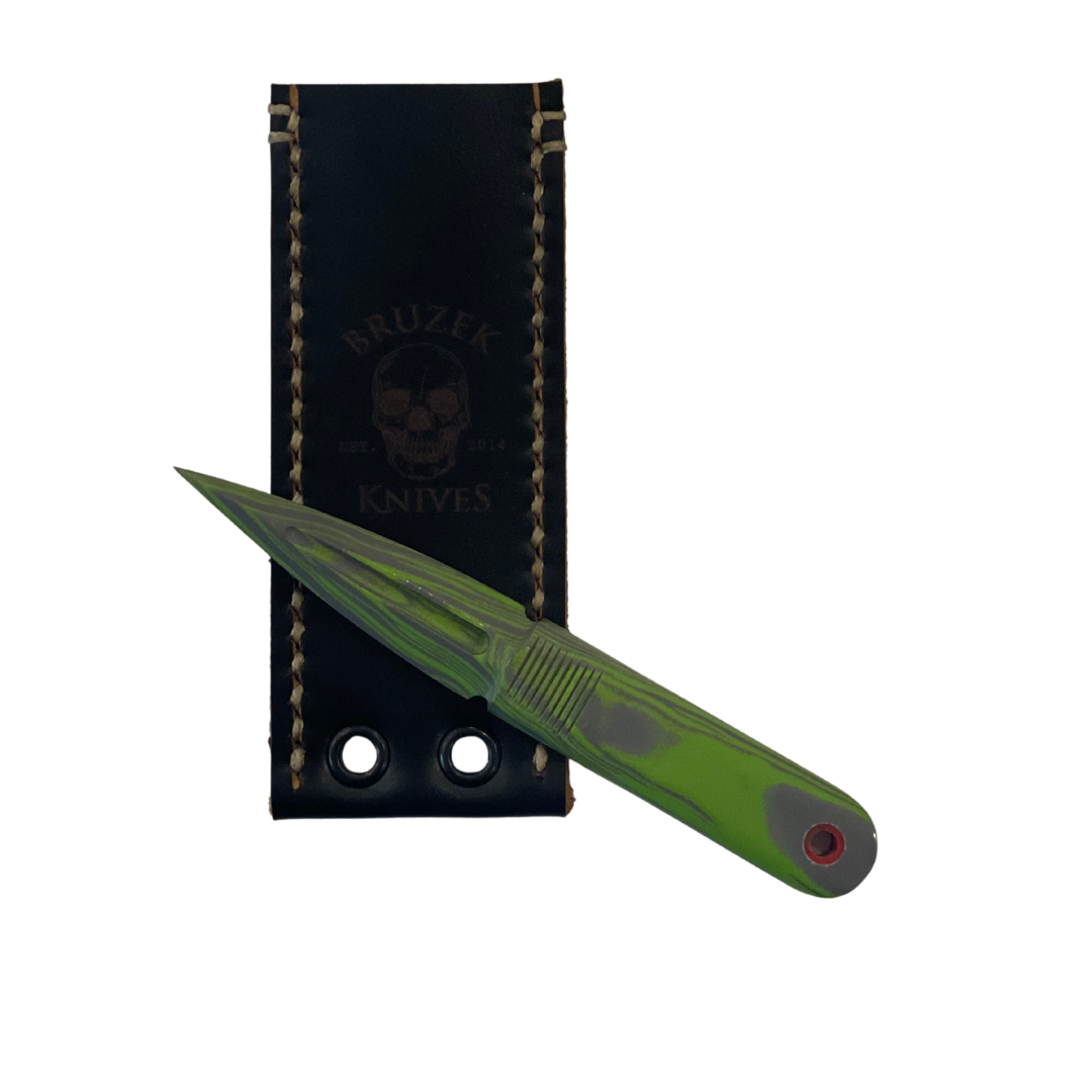 Burl G10 Neon Green - Red