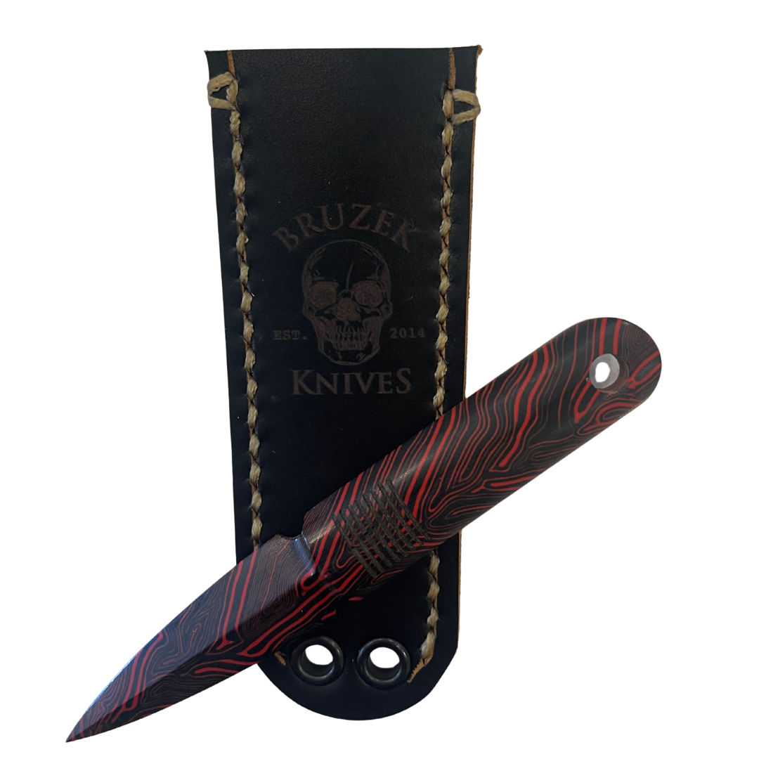Damascus G10 Lava Red 2
