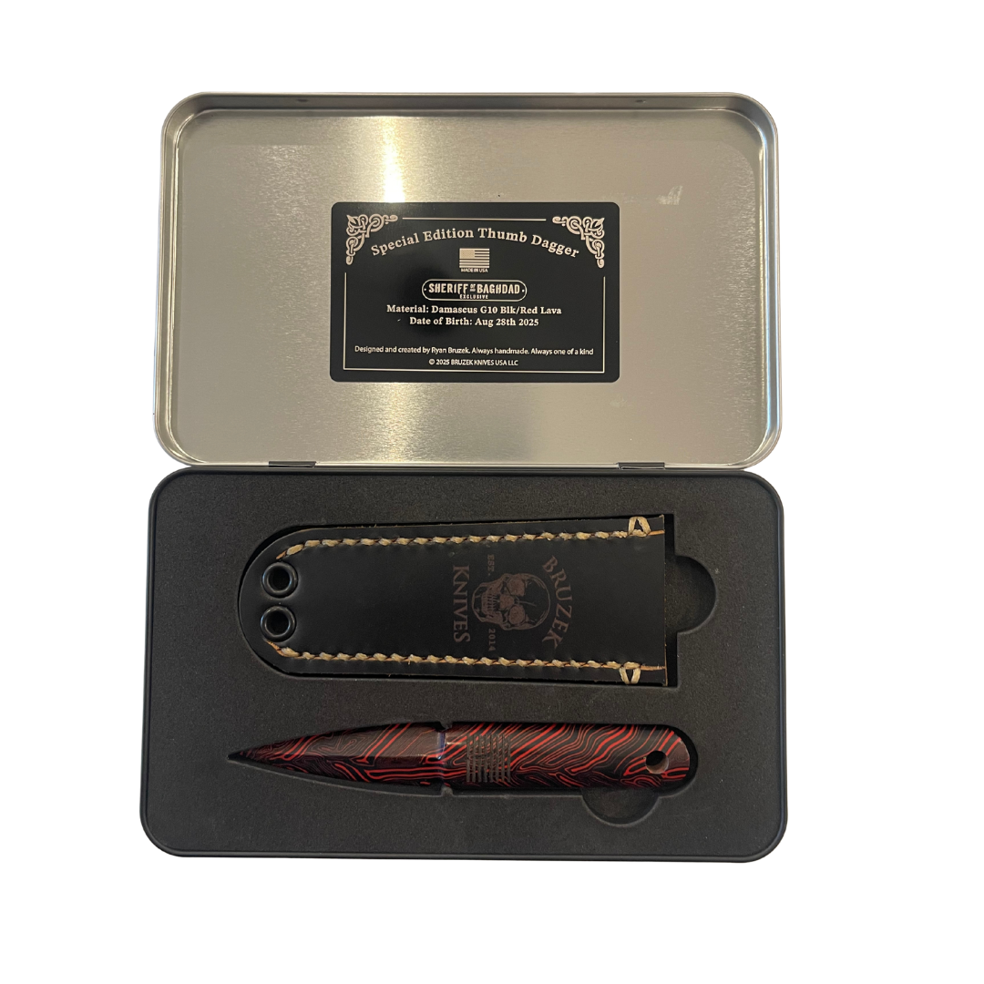 Damascus G10 Lava Red 2