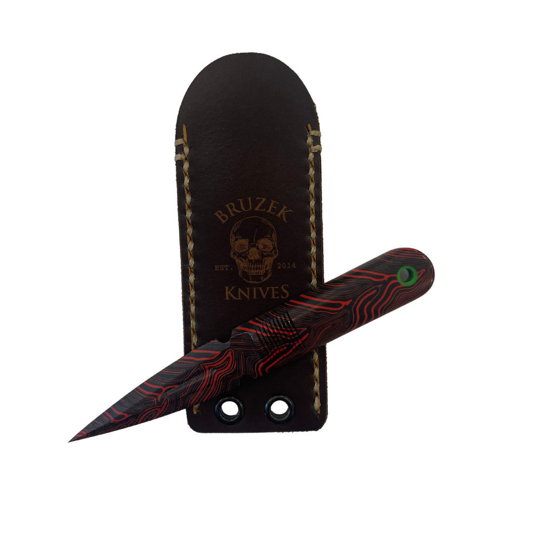 Damascus G10 Lava Red