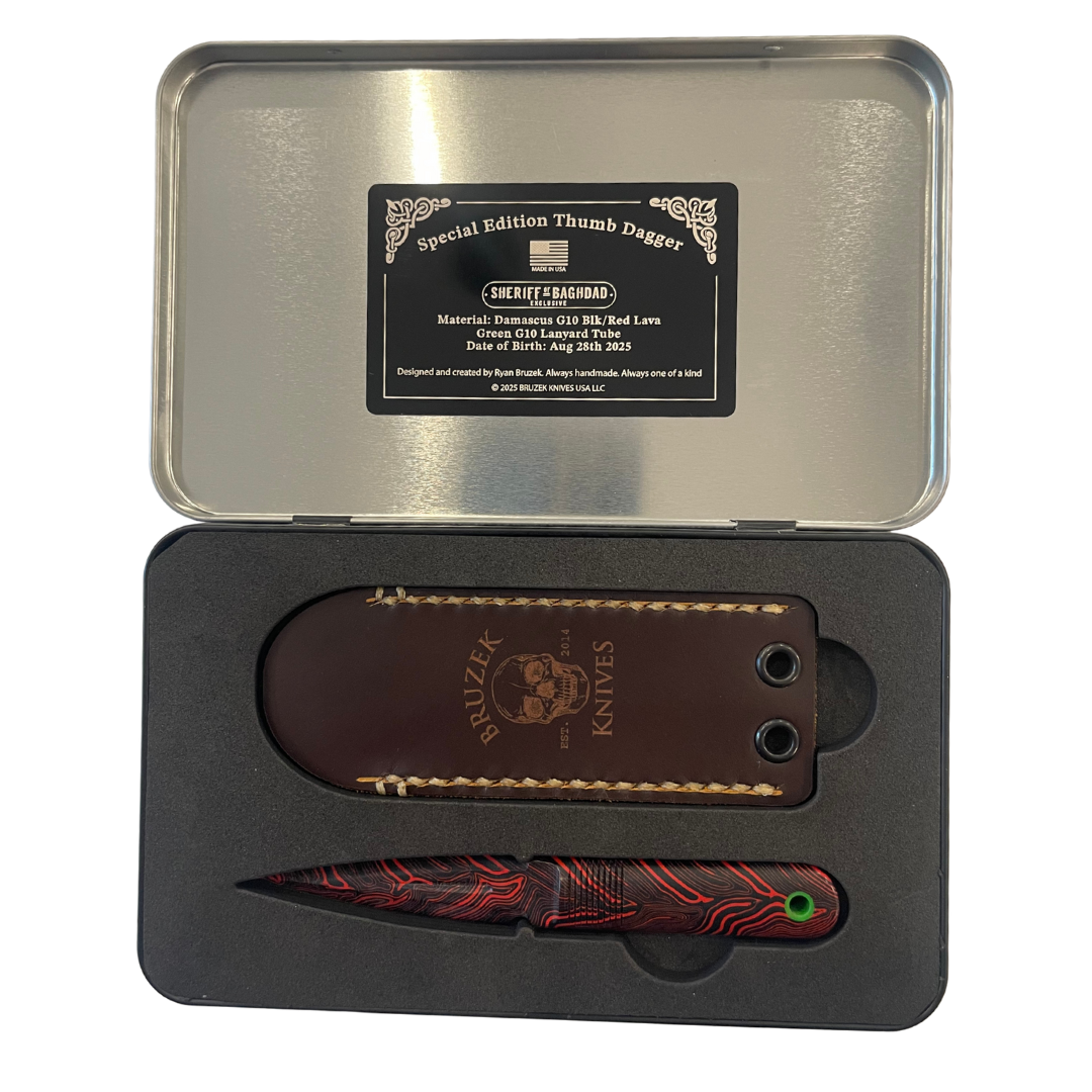 Damascus G10 Lava Red