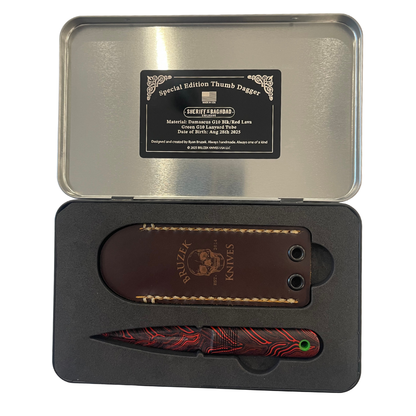 Damascus G10 Lava Red