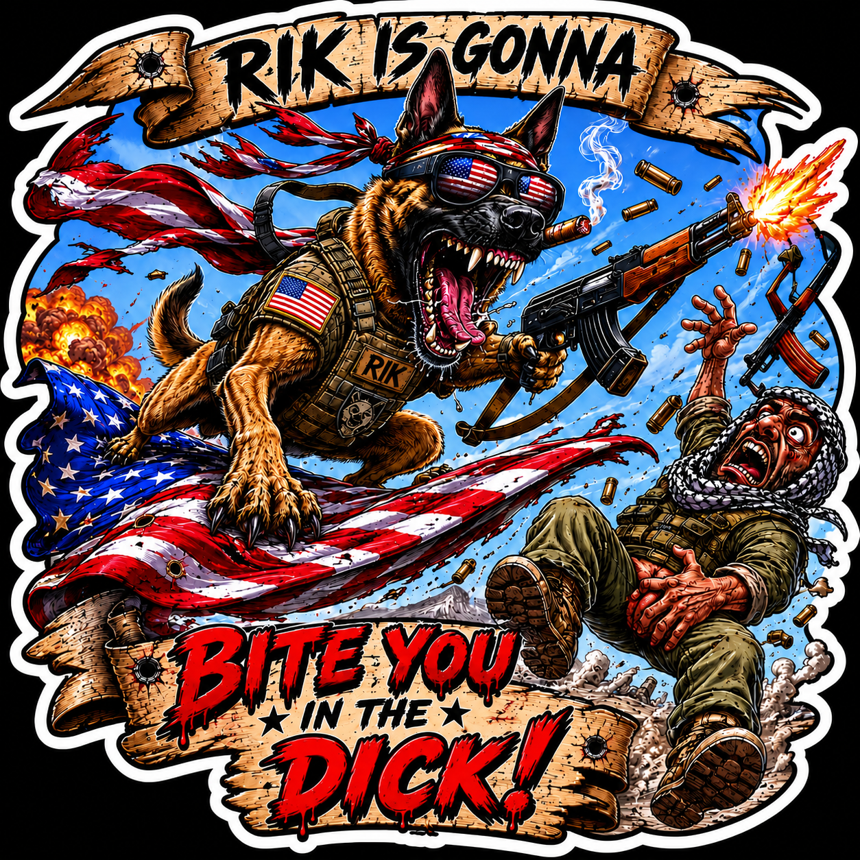 Team Rik Stickers