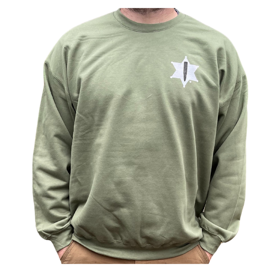TEAM SOB Military Green Crewneck Sweatshirt