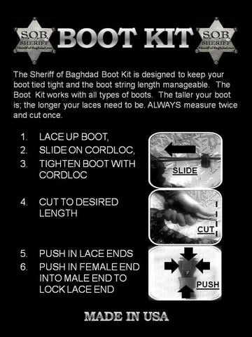 Boot Kit  - Streamlined Boot Lace Management